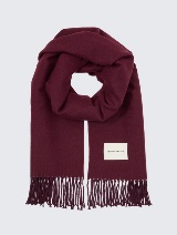 Fular tricotat călduros - Roşu_3291537