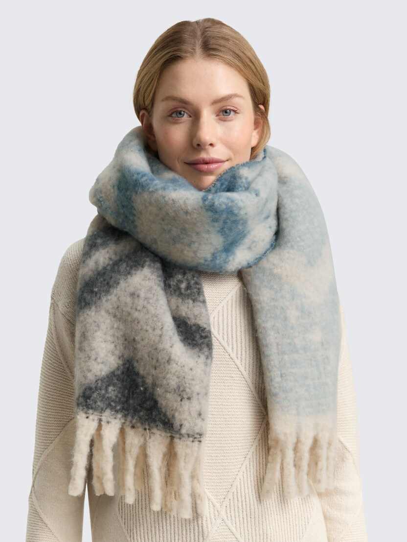 Fular tricotat confortabil - Model/Mai multe culori_9811078