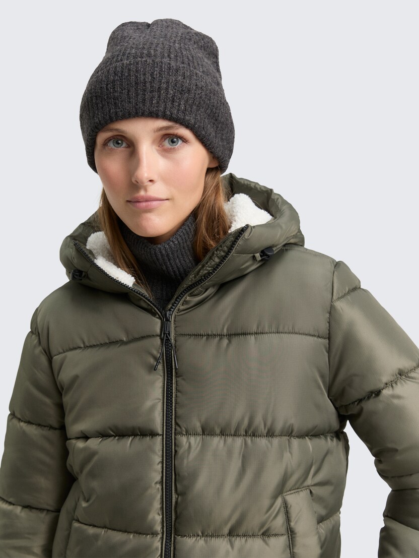 Udobna pletena kapa - Siva_6865250