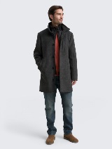 Palton de lână 2 în 1 - Negru_2893903