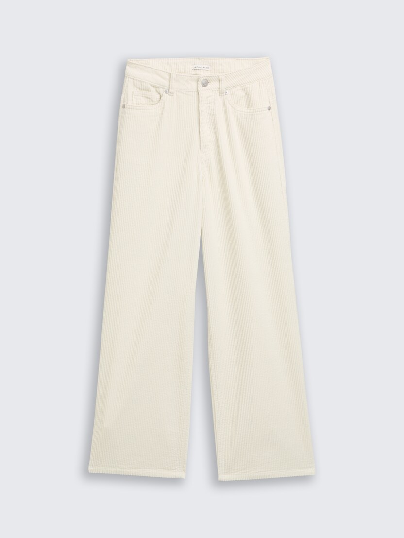 Žametne hlaće - Bela_4775035