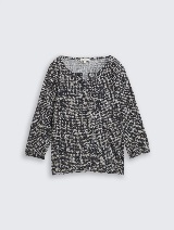 Majica s otisnutim naborima - Uzorak/višebojna_7421370