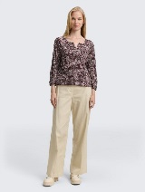 Tricou cu imprimeu integral şi textură şifonată - Model/Mai multe culori_7782754