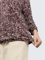 Tricou cu imprimeu integral şi textură şifonată - Model/Mai multe culori_7782754